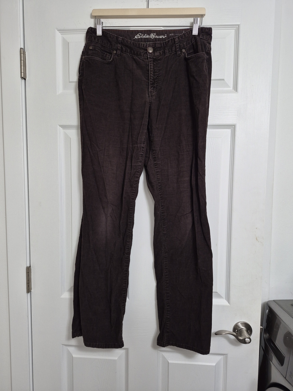 Eddie Bauer Women's Dark Brown Wide-Leg Pants